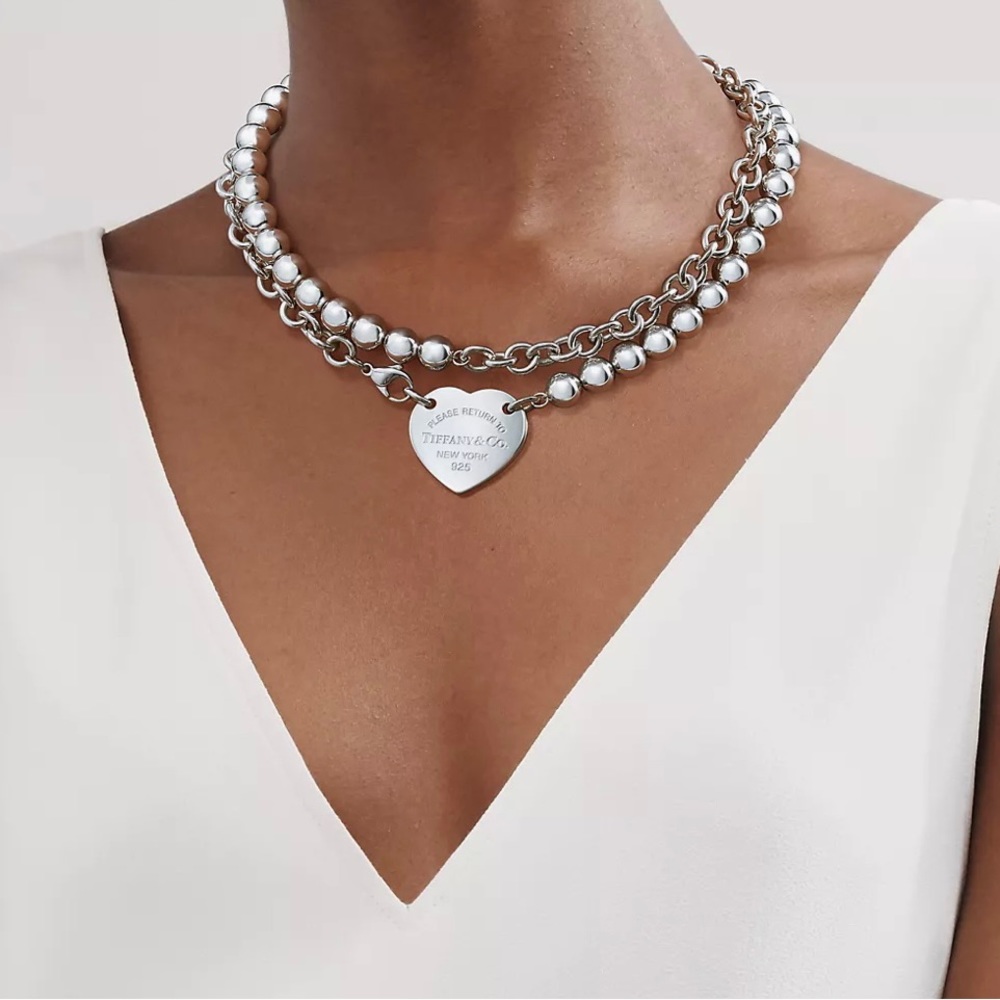 Tiffany & Co. Heart Tag Wrap Necklace